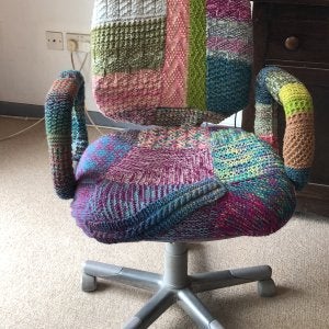 Yarn bomb chair.jpeg